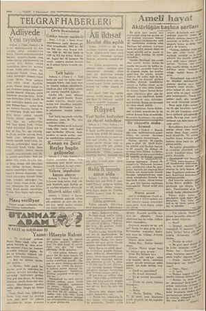  — VAKIT. 2 Kânunevvel 1929 Adliyede Yeni tayinler Ankara, 1 (Vakıt Telefon)— İs ta.bul müddelumumiliği baş mus- vıniğine...