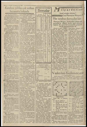  — 6, — VAKIT. 20 Kânunevvel 1929 — — 5 Karahan yoldaş çok mühim İf Kanunevvei 1520 beyanatta bulundu O | Borsalar Üst tarah