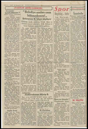  — 6 — VAKIT 24 Kânunevvel 1929 ga A (VAKIT) IN ŞEHİR HABERLERİ | Borsada: Spekülâsyon ? Selânik bankası hakkındaki tahkikat
