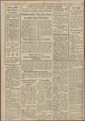  pa 2 — - VAKIT. 15 ke 1930 Her gün bir kur'a On hediye Her gün bir kariimize | beşlira, dokuz kariimize muhtelif hediyeler