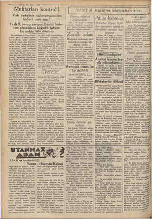    EZ e VAKIT. 19 Mart Muhtarları kontrol! 1930 ER Vali vekilinin | talimakie ec haberi yok mu? Fazlı B. cevap veriyor: Benim