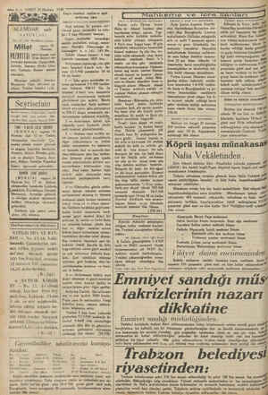  — 6 — VAKIT 22 Haziran 1930 — Gayrı lari melların açık Ki iğ) ALEMDAR zade a VAPURLARI Seri ve lüks Karadeniz postası :...