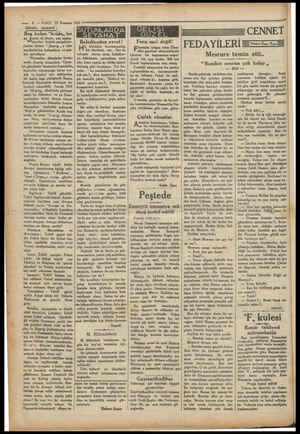  — 4 —VAKIT. 22 Temmuz 1936 Günün Boş kalan “kaide,, ler #6 Jurnal dö jönev,, son nüsha- larından birinde muhabirle- rinden