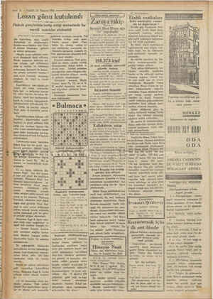  ER Ee EE -— 8 — VAKIT: 25 Temmuz 1930 ” Lozan günu kutuland Hukuk gençlerinin tertip ettiği merasimde ha- raretli nutuklar