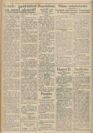       rm 7 — VAKIT 13 Ağustos 1930 Ecneb: gazeteleri- Başvekilimiz Yüzme müsabakamız lÜst tarafı 1 inci sayfada) Yeni fırkanın