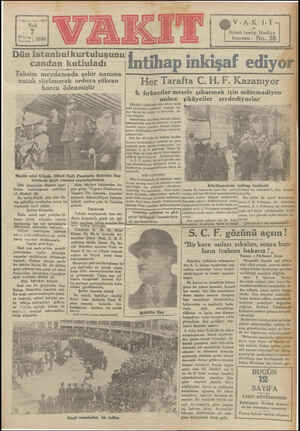  13 SAS yal «sayı 4579 Salı 10sx*ay | Teşrineve! ) 1930 Dün Istanbulkurtuluşunu! candan kutluladı Taksim meydanında şehir...