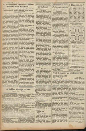    P —6 —VAKIT 18 Teşrinevel 1930 M. Meclisindeki Hararetli Müna- | Memiekernaverleri | Lüiemekee YARI o a 3 kaşalar Nasıl...