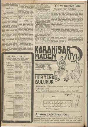  — 6 — VAKIT 18 Teşrinsani 1930 İzmirde “ra çıkmağa hazırlanan bir çete yakalandı İzmirde Arap Mustafa isminde | bir haydudun