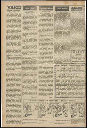  — 4 — VAKIT 26 ŞUBAT 1931 VAKIT Mesleki töplanışlar Devlet o teşkilâtinın bilhassa meşgul öldüğu füaliyetler hari- tinde,...