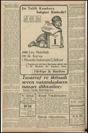  a 8 — VAKIT 13 MART 1931 | Mahkeme ve icra ilânları Istanbul 3 üncü icra memarluğun:-| dan: | Yorgi Papaçimopulo efendiye...