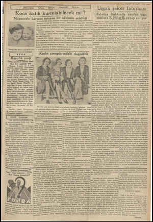  Dünyada Koca katili kurtulabilecek mi ? Milyonerle kar âkimin şahitliği Geçen hafta 1923 te Amerikada gür” .. ö..... !...