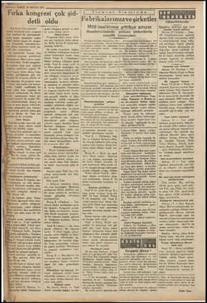  NARA 'AKIT 14 MAYIS 1931 Fırka kongresi çok şid- detli (Ust taralı 1 inci sayıfada) k kendisinin fırka proğramı umdeleri de