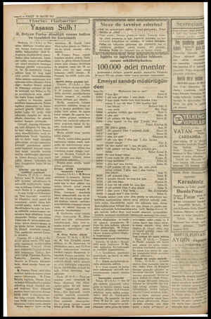  a 6 — VAKIT 24 MAYIS 1931 | Harici Haberler Yaşasın Sulh! W. Briyan Parise dö döndüğü zaman halkın bu tezahürü Moskova, 22