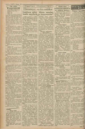    . Ka — 34 — VAKIT 8 Haziran 1931 — Kooperatifçilik Naşiri: Sühkulet kütüphanesi. Muharriri: Suphi Nuri, Suhife: 244....
