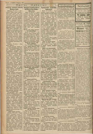    —6 —VAKIT 21 Haziran 1931 | Harici Haberler —İ Italyan sanayi erbabı) Bulgar komitecileri | Ispanyada teşkilAtı Moskovada