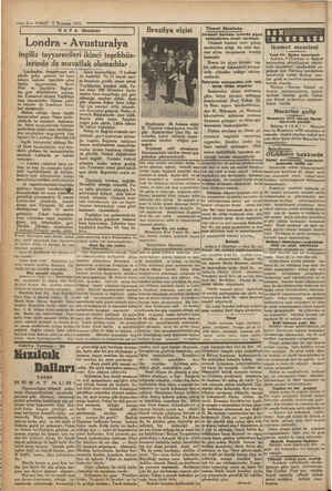    —2— VAKIT 7 Temmuz 1931 HAVA âleminde Londra - Avusturalya ingiliz tayyarecile ri ikinci teşebbüs- lerinde de muvaffak...