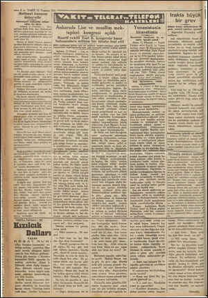  saza” ——2 - VAKIT 12 Temmuz 1931 — Matbuat kanunu dolayısile Hakimiyeti milliyâ milliyâde Intişar eden bir fıkra Ankara, 11