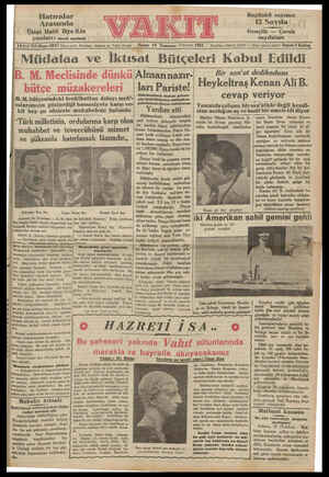  Hatıralar Arasında Üstat Halit Ziya B.in yazıları * güncü sayıfada "m Mü üncü Yıl *Sayı; 4857 İdare yeri: İstanbul, Ankara |
