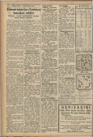    i Lu id Pe e pere ——6 — VAKIT 7 Ağustos 1931 Haberler Harici Alman nazırları Romay hareket ettiler Almanya ecnebi...