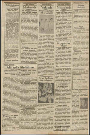  EE YE m Me ii 3 — VAKIT 19 Ağustos 1931 EEE e Spor Haberleri a Günün Buişesizde şaşın Istanbulda basılan mec. mualar da...