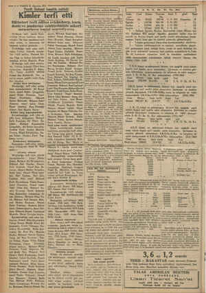    — 6 — VAKIT 31 Ağustos 1931 Terfi listesi tasdik edildi Kimler terfi etti | Rütbeleri lerfi edilen erkânıharp, kara, |...