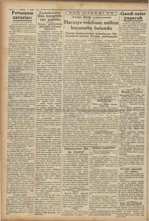    — 2? — VAKII 5 Eylül 1931 Fırtınanın zararları Farmakoloğlar Dün kongrele- rini yaptılar SON HABERL ER | /Gandi neler...