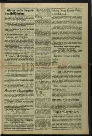    — 7 — VAKIT 8 Eylül 1931 xs Afyon nafia başmü- hendisliğinden: Afyo; Afyon-Emirdağı yöllârında muhtelif > lerde Saplandı