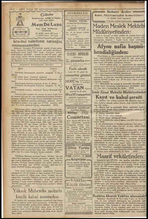  iğ Eğ ii PN 3 » 8 — VAKIT 10 Eylul 1931 ————— ny yg yy ay yy a Gillette Makinelerine tatbik ve ingilte- rede imal edilen...