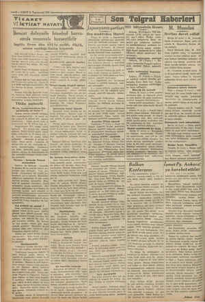    —2— VAKIT 21 Teşrinevvel 1931 Ti Dün borsada Fransız frangı birl Türk Tirası mukabili 12.6 frankia açı! larak ayni fiatta