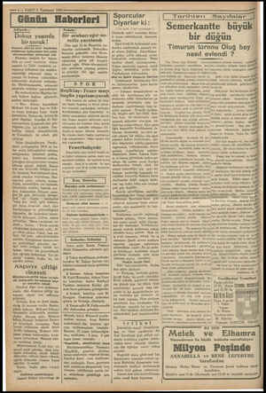  —a— VAKIT 6 Teşrinsani 1931 Adliyede : Dokuz yaşında bir çocuk! Annesi, dörtay evel kaybolan evlâdiının bulunması için müd-