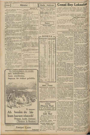    —Ig—VAKIT 1 Könunmsevvel 1931. yg yg Ny a yg yz Ahmet Bey, sabahleyin oğlunun * dasma girdi. Saat sökizdi. — Ne o, dedi,