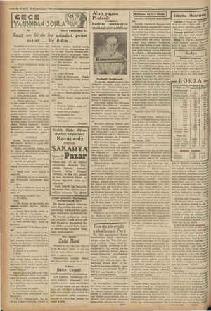    — 6—VAKTTI 18 Kânunuevvel 1931 — 30 — Moris Löblandan: /a. | Saat on birde bu odadan gelen sesler .. Ve ölüm.. Katledildi