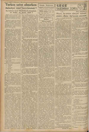    —— 6—VAKTT 21 Kânunuevvel 1931 Terkos satın alınırken Belediye nasıl Su tesisatı nasıl büyütülmeli, Istanbula ne kadar su