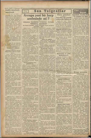  —2— VAKIT 11 Kânunusani 1932 Irakla muahede imzalandı iÜst tarafı 1 inci sayfada riyasetinde olan heyet arasında ikamet,...