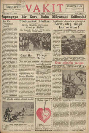    İngiltere Altın esasını terk etmiyecek 6ına sayıfamızdı - ii — Cumartesi 6 ŞUBAT (2 inci ay) 1932 Suriyeliler...