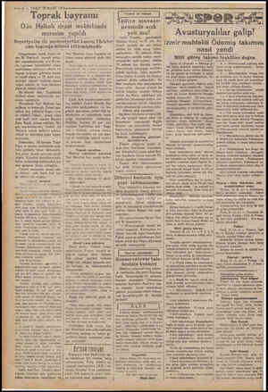  e—- 6 — VAKIT 22 MART 1932 Toprak bayramı Dün Halkalı ziraat mektebinde merasim yapıdı. pe Beşeriyetin ilk medeniyetini kuran