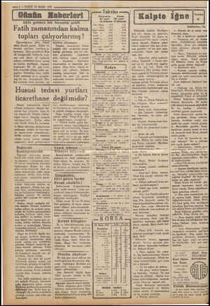  EN San «m 4 — VAKTT 24 MART 1937 Günün Haberleri Akla gelmez bir hırsizlık şekli Fatih zamanından kalma topları çalıyorlarmış