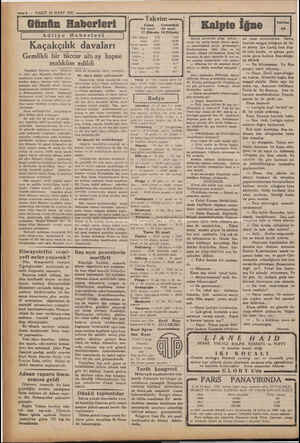    cek olan vapurda Filistinde ml — VAKIT 25 MART 1932 Adliye Haberleri Kaçakçılık davaları Gemlikli bir tüccar altı ay hapse