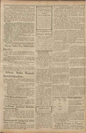    .7— VAKIT8 Nisan 1932 — Devlet Demiryolları ilanlârı İdaremiz için pazarlıkla satın alınacak olan 84 kalem musluk, lâstik