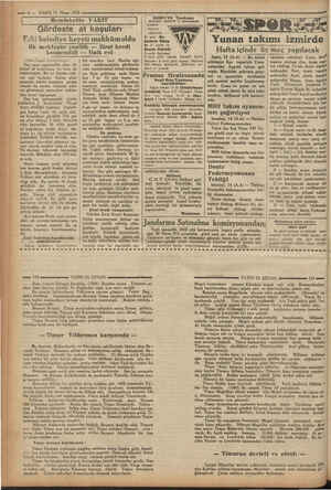      dg “ > beklerken j. kumandanı — 6— VAKTI 15 Nisan 1932 Memlekette VAKIT Gördeste at koşuları Eski belediye heyeti mahküm