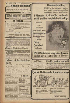    -— 8 — VAKIT 26 Nisan 1932 ReşarEnisınE seri Kanun Namına Bu Senenin En udretli, En Güzel Realist Romanıdır Itinah Bir...