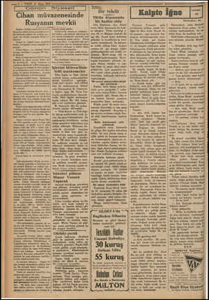  — 4 — VAKN 27 Nisan 1932 | Cihan müvazenesinde Rusyanın mevkii Meşhur İlalyan muharriri Ferrero Rusyanın cihan...