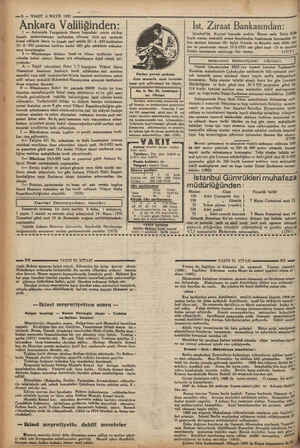  ga ie © Hususiyesi hesabına bankaya tevdi ettiklerine dair makbuz diğ “O. MA ÇE ŞA YA, AŞ e AM — —8 — VAKIT 4 MAYIS 1932...