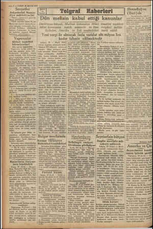  — 2? — VAKIT 30 MAYIS 1932 Sovyetler Askerlerini Mançu- | riye naklediyorlar “Maten, gazetesinde şöyle bir haber görülmüştür: