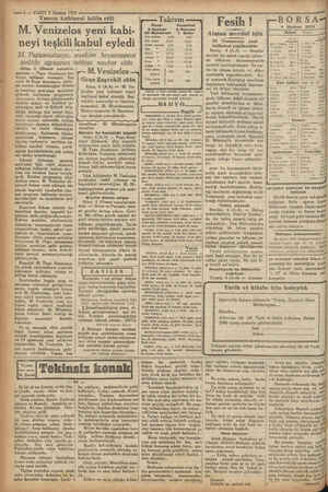    : ea © 76 — VAKIT 5 Haziran 1932 Yunan kabinesi istifa elti M. Venizelos yeni kabi- neyi teşkili kabul eyledi M....