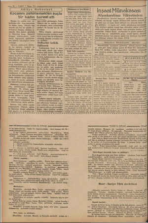  5 10 — VAKTİ 7 Nisan 1937 a ER | Adliye Haberleri | Kocasını zehirlemekten suçlu bir kadin Bundan bir müddet evel, ba-...