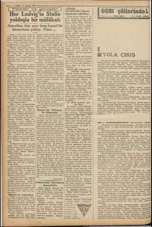  4 —VAKIT 12 Hariran 1932 yoldaşla bir mülâkatı Amerikan olan şeye karşı hususi bir hürmetimiz yoktur. Fakat.... a er...