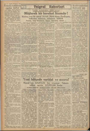  — 27— VAKTI 18 Haziran 1957 Fırıncılar hakkında yapılan takibat Şehrimizde ekmek bubranına sebep oldukları için bazı fırıncı-