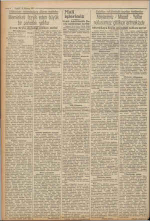  — VAKIT 25 Haziran 1937 m. 6 Münevver vatandaşlara: düşen vaziteler EE TN A a KE AR ŞA EM AY GA Memieketi tazy bir pahalılık