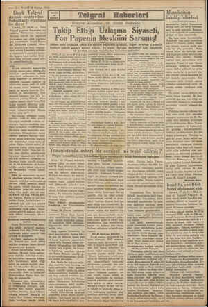    — 2 — VAKIT 28 Haziran 1952 Deyli Telgraf Akvam cemiyetine Duhulümüz etrafında Ne diyor ? Londra, 27 (A.A) — Daily Telgraf